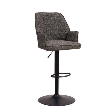 Bar Stool Donny FavoFurn Anthracite LxBxH 75x58x54 Fabric Nnb