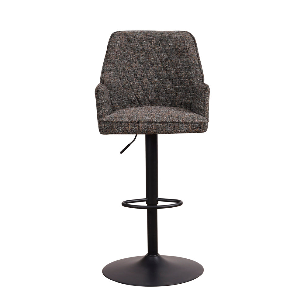 Bar Stool Donny FavoFurn Anthracite LxBxH 75x58x54 Fabric Nnb