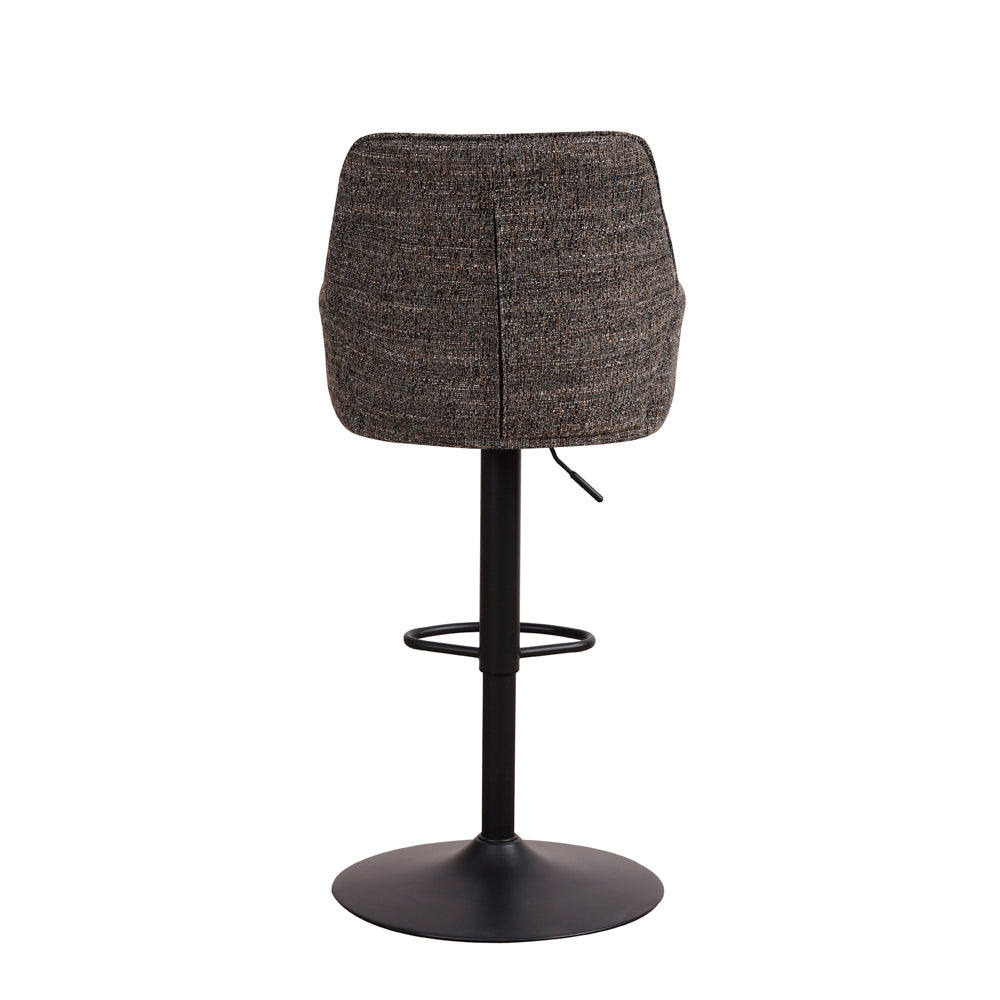 Bar Stool Donny FavoFurn Anthracite LxBxH 75x58x54 Fabric Nnb