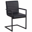 Dining Chair Kubis FavoFurn Black LxBxH 71x59x58 Artificial leather Nnb