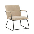 Armchair Bilbao FavoFurn Beige LxBxH 66x64x37 Fabric Nnb