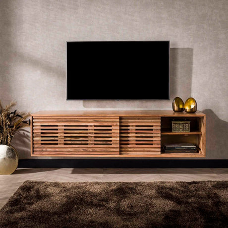 TV cabinet Danube HomeHaven LxBxH 158x50x42 Acacia wood Nnb