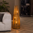 Floor lamp Houston HomeHaven Brown LxBxH 128x45x45 Mango wood Nnb