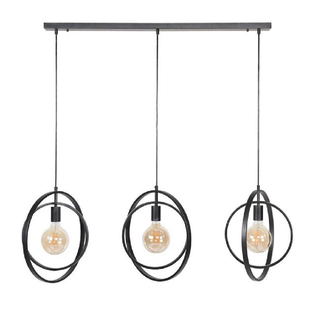 Pendant Light Jago HomeHaven Black LxBxH 129x46x11 Metal Nnb