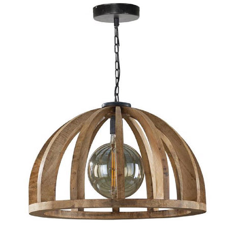 Pendant Light Monty HomeHaven Brown LxBxH 69x69x50 Mango wood Nnb