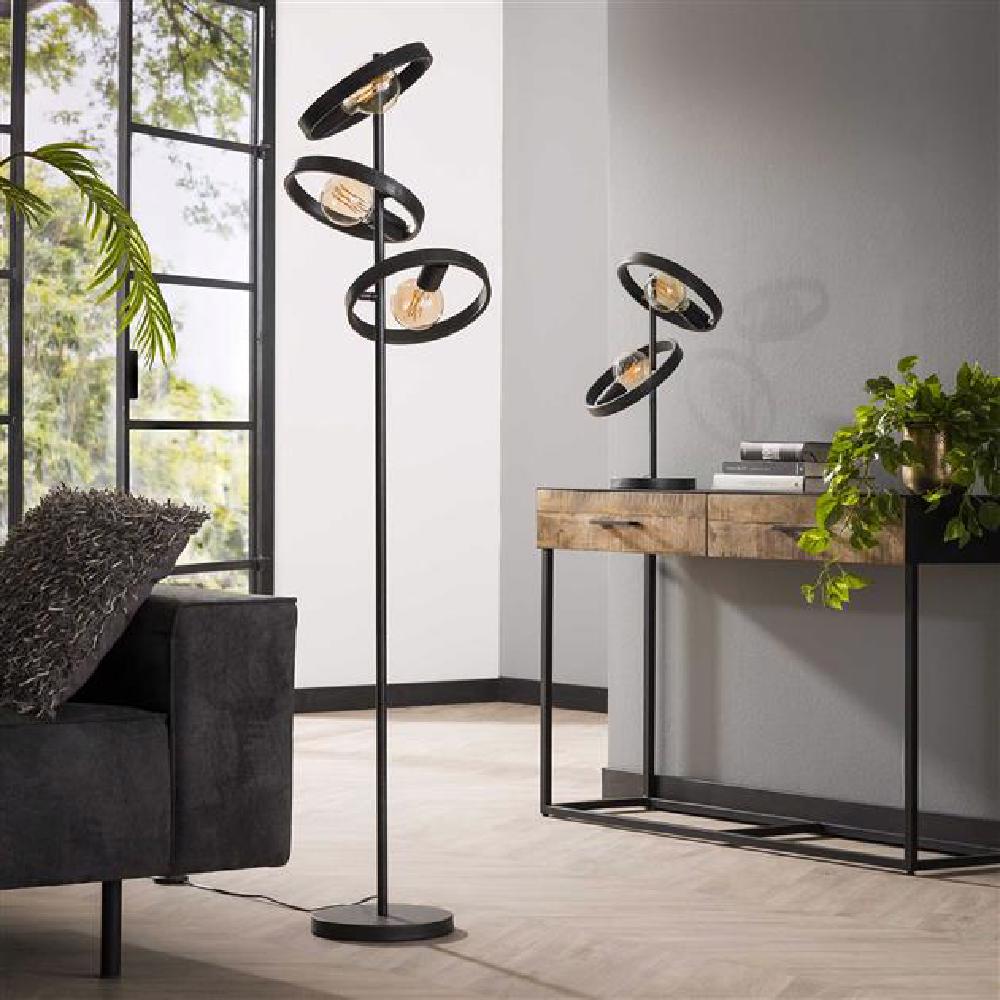 Floor lamp Kimball HomeHaven Black LxBxH 57x38x26 Metal Nnb