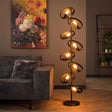 Floor lamp Kimball HomeHaven Black LxBxH 153x44x18 Metal Nnb